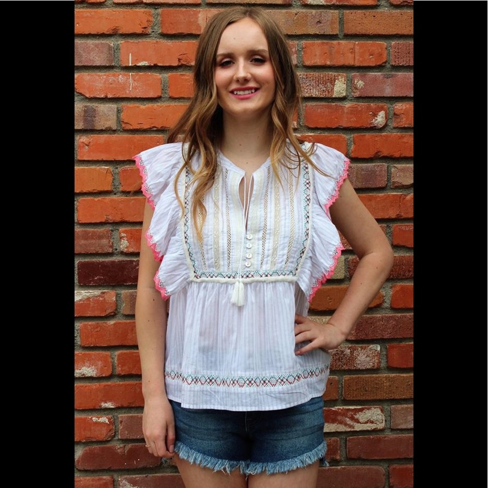 Bohemian Beauty Ruffle Blouse